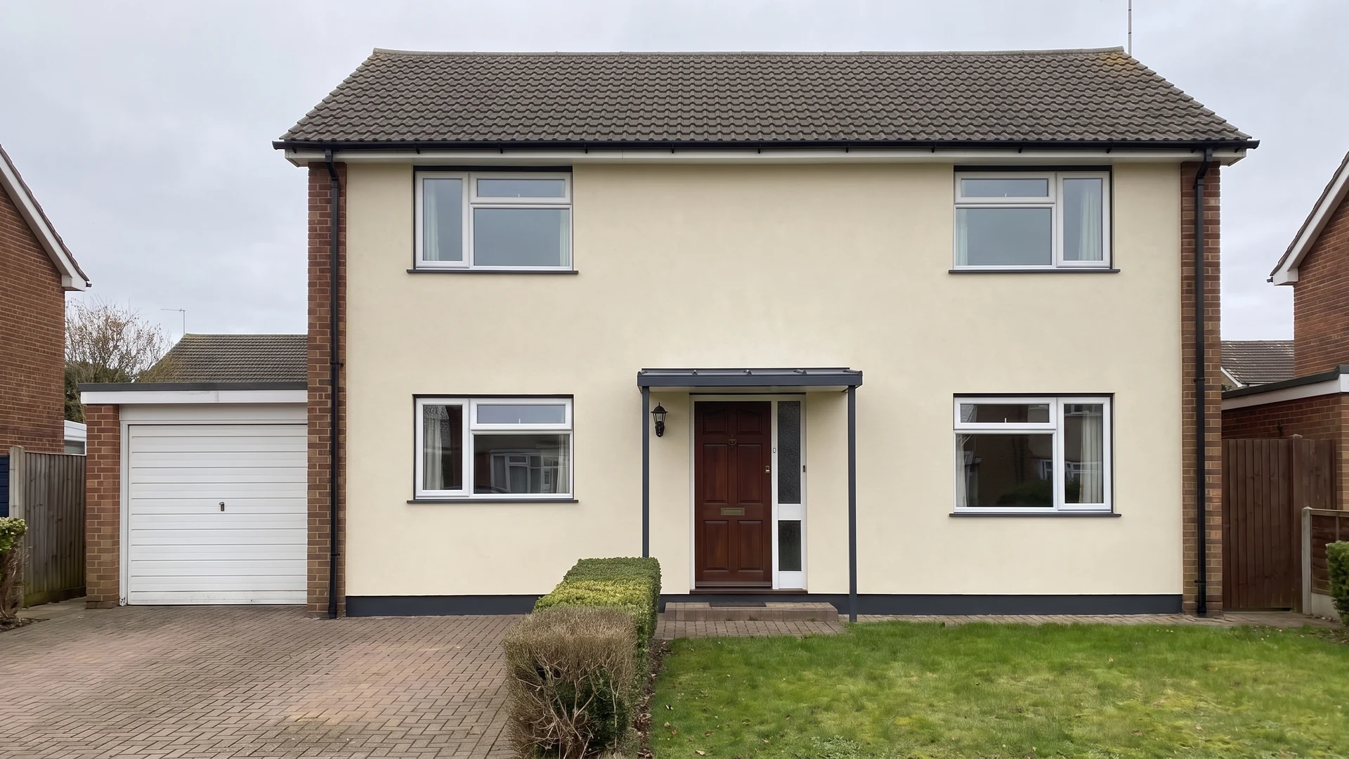 The same illustrative UK home after rendering
