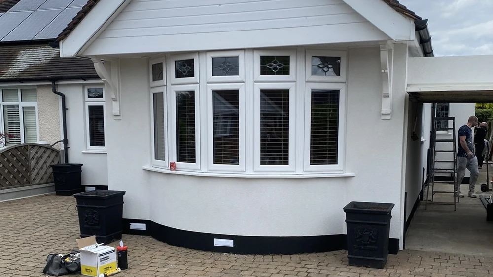 Silicone render transformation, Grays, Essex