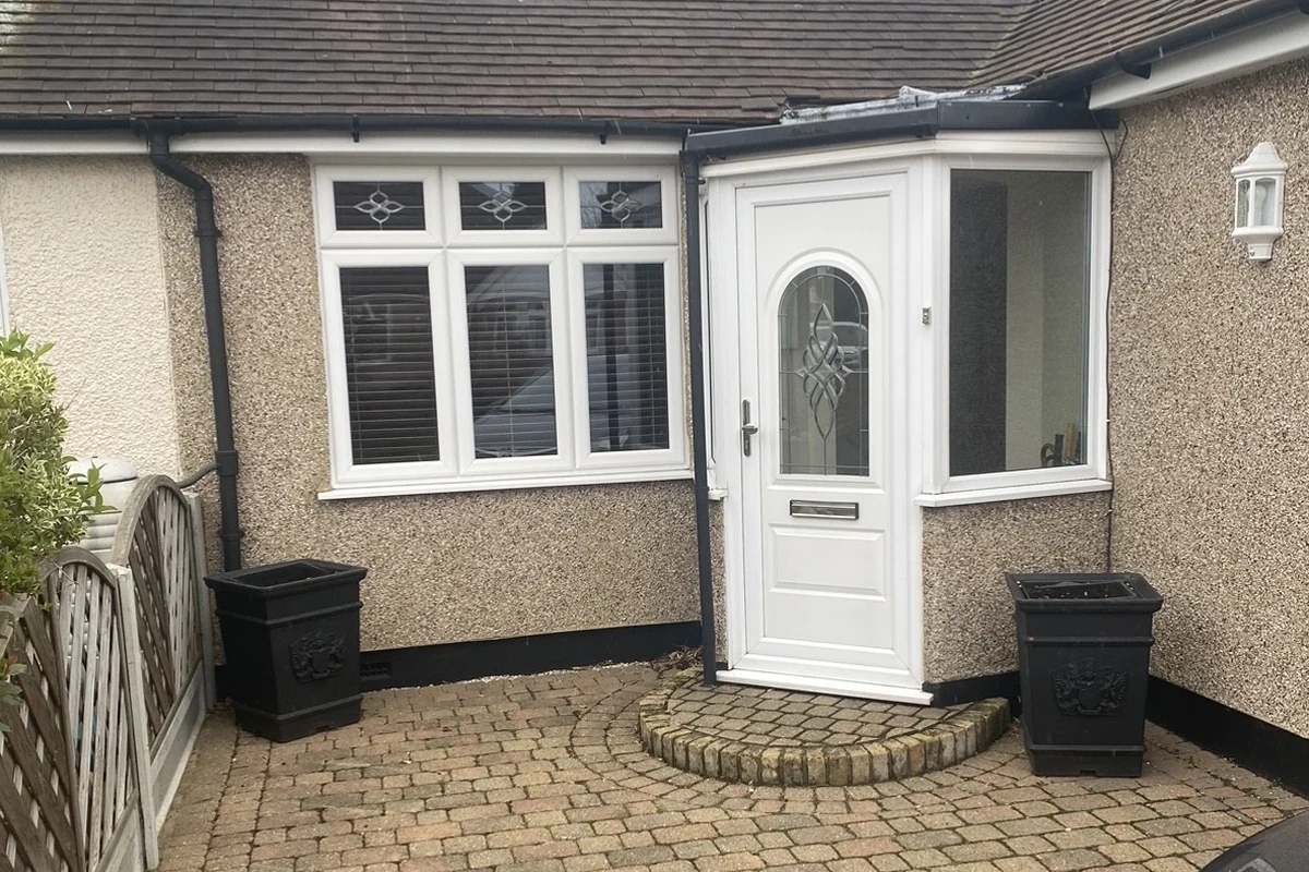 Silicone render transformation project photography in Grays, Essex